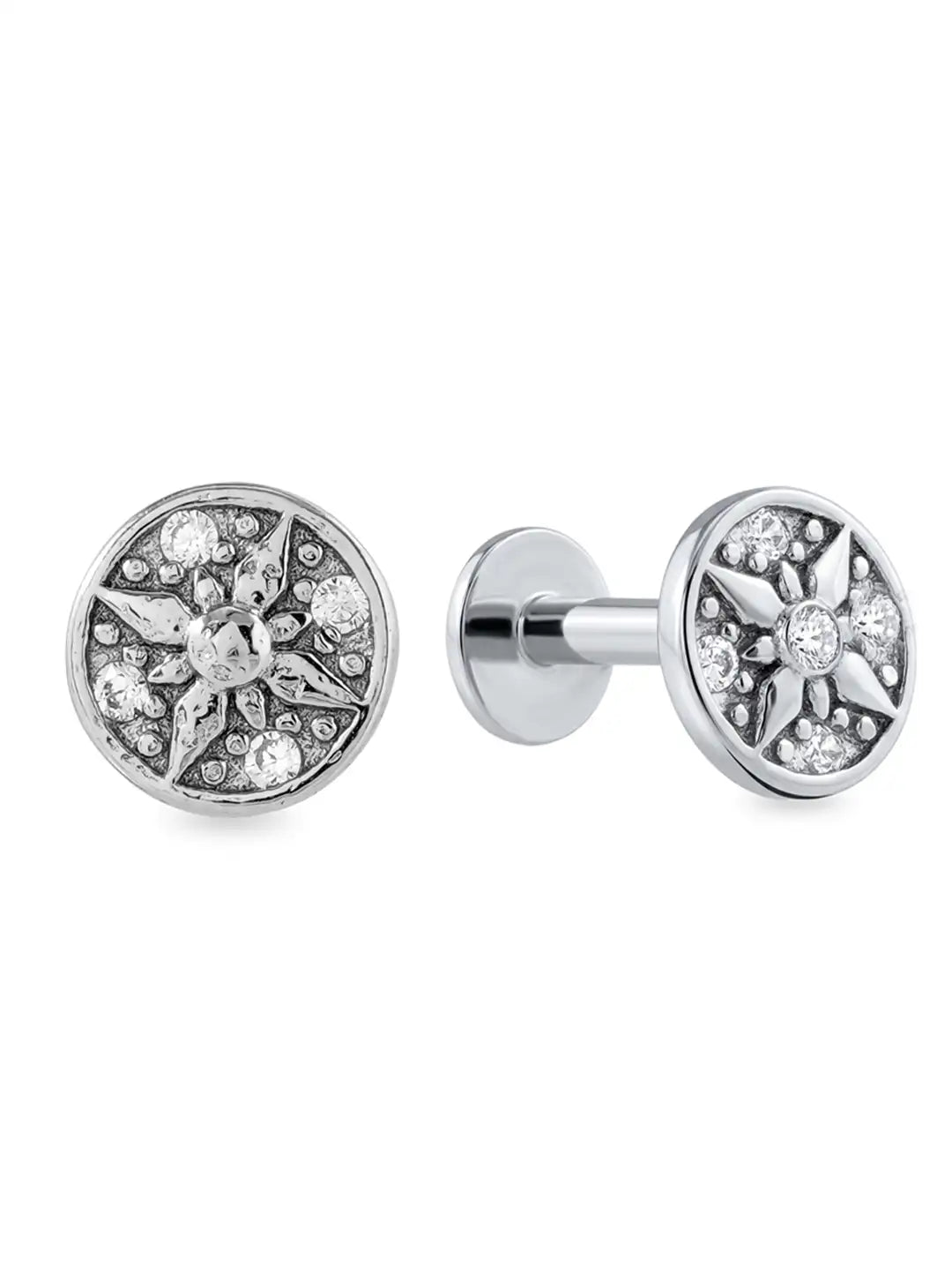 925 Silver Compass Studs