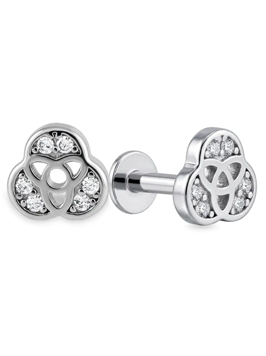 925 Silver Flower Earrings