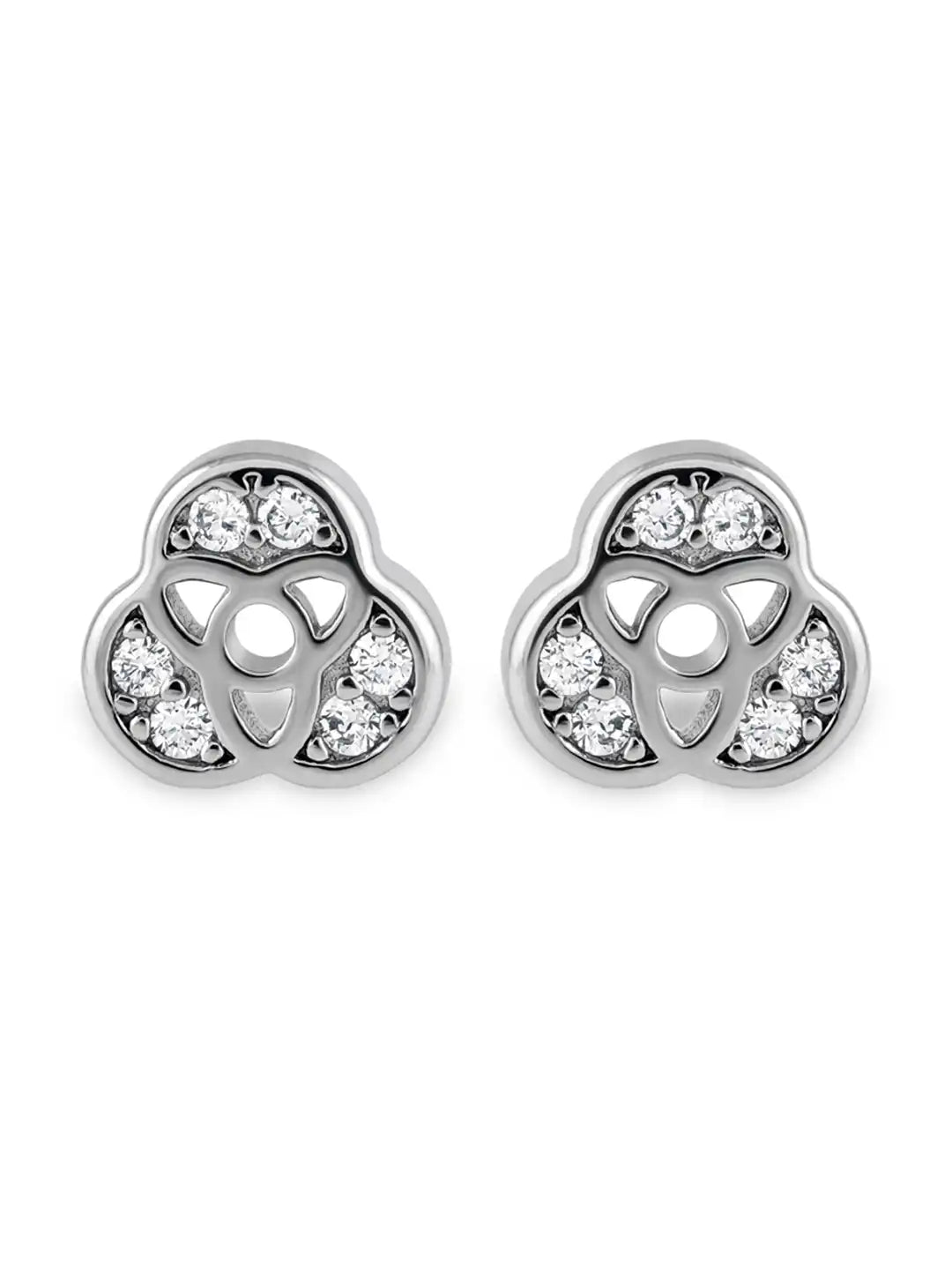 925 Silver Flower Earrings
