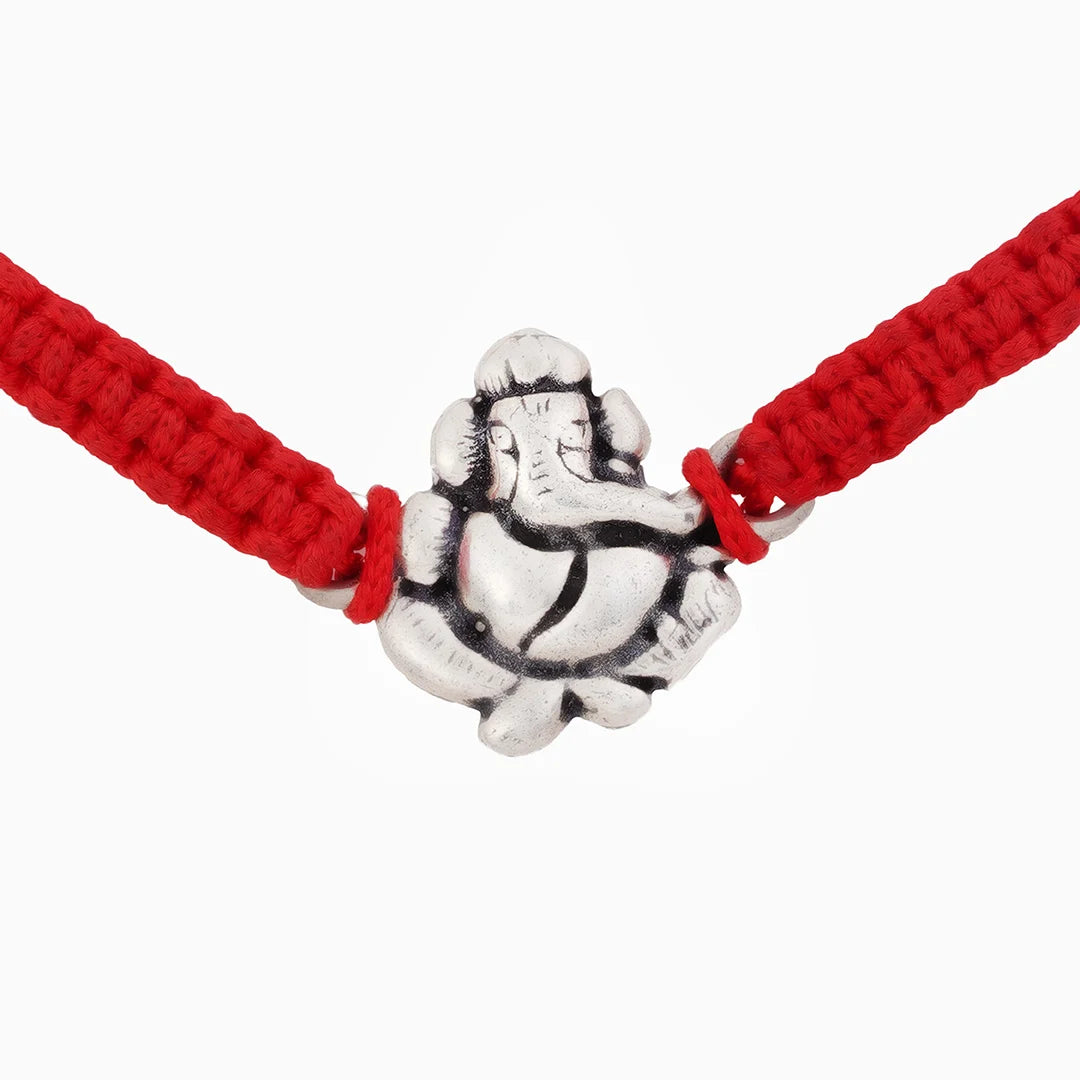 Ganesh Rakhi 925 Silver