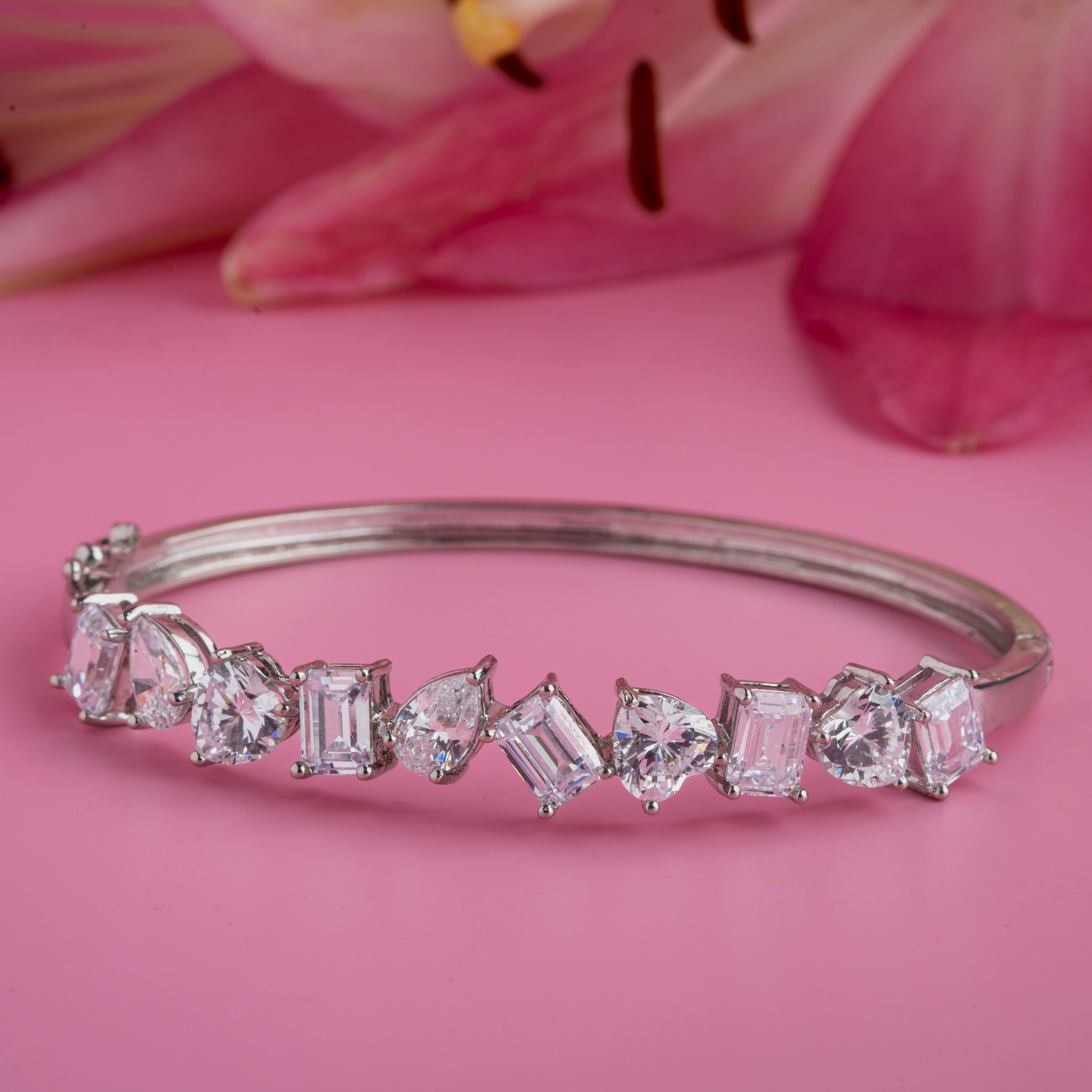 silver bracelet jewellery for party