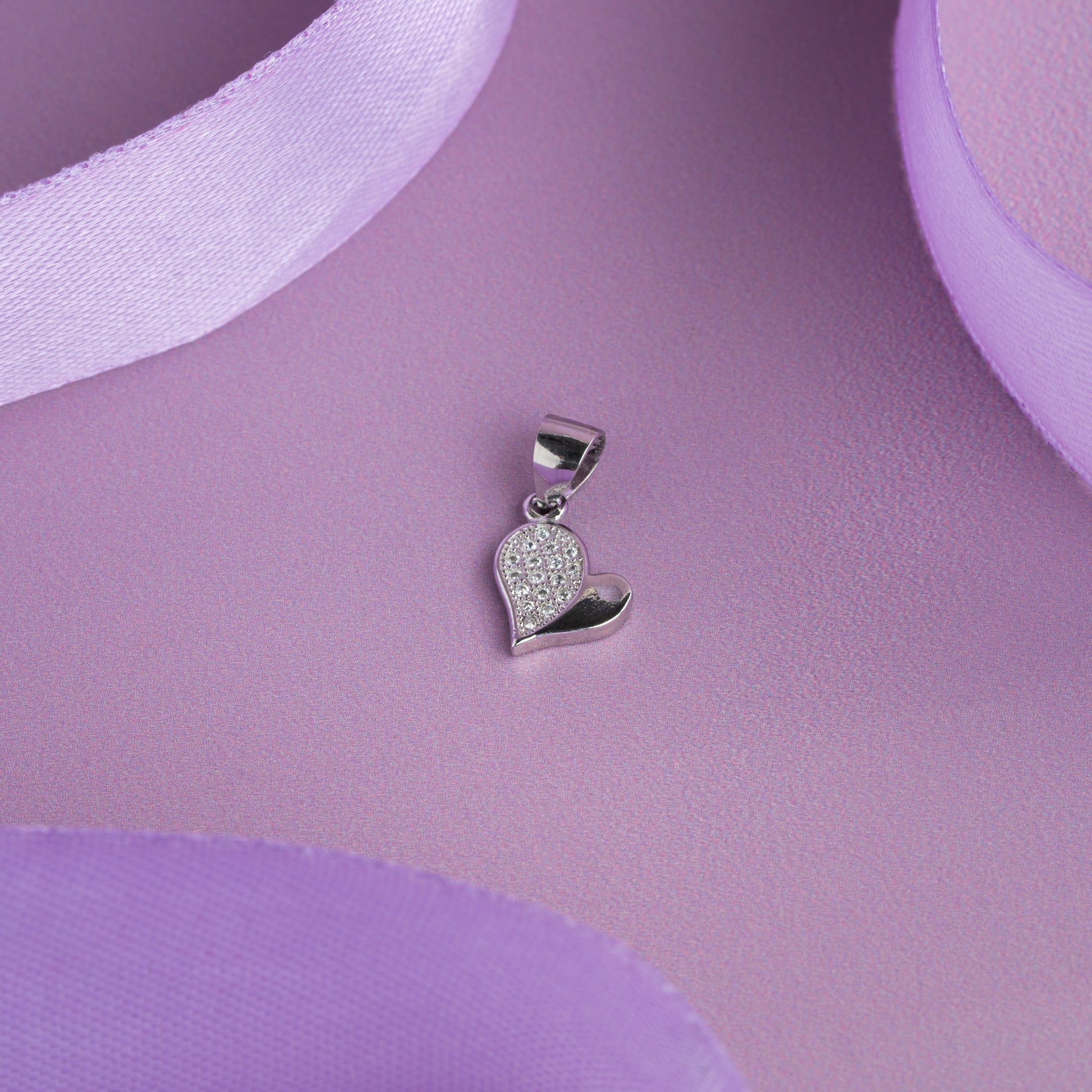 silver heart pendant