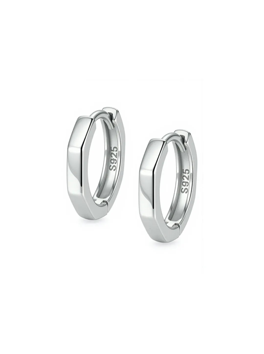 silver hoop earrings for women