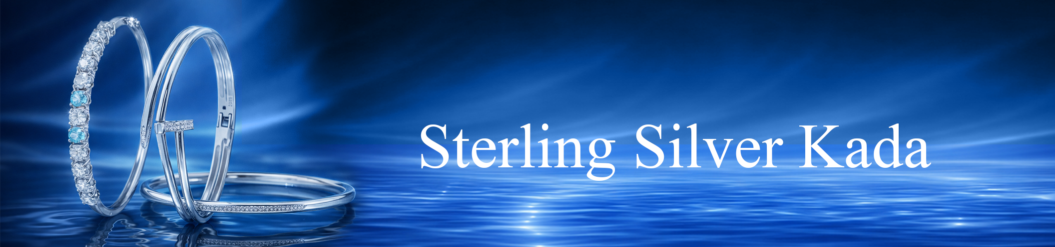 Sterling Silver Kada Collection Banner Desktop