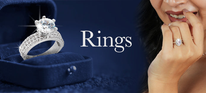 Sterling Silver Rings Collection Banner Mobile