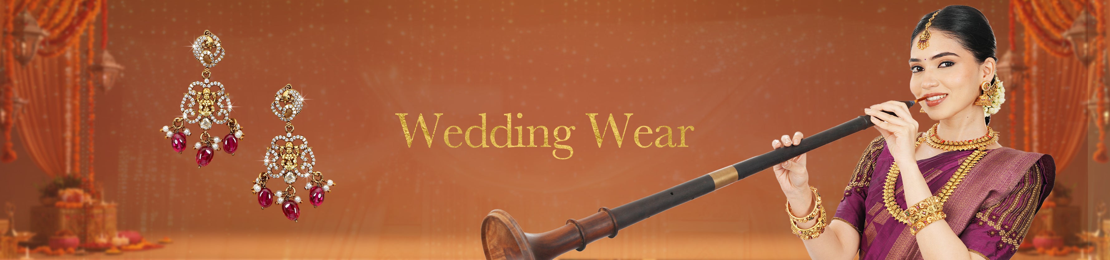 Wedding Jewellery for Women Collection Banner Desktop